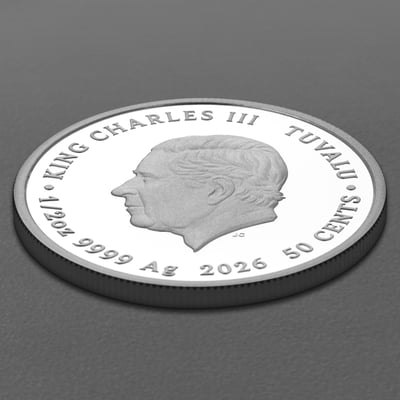 Silbermünze 1/2oz "Colin & Penelope" 2026 (PP/koloriert) Bridgerton (Tuvalu) - Miniaturansicht 4