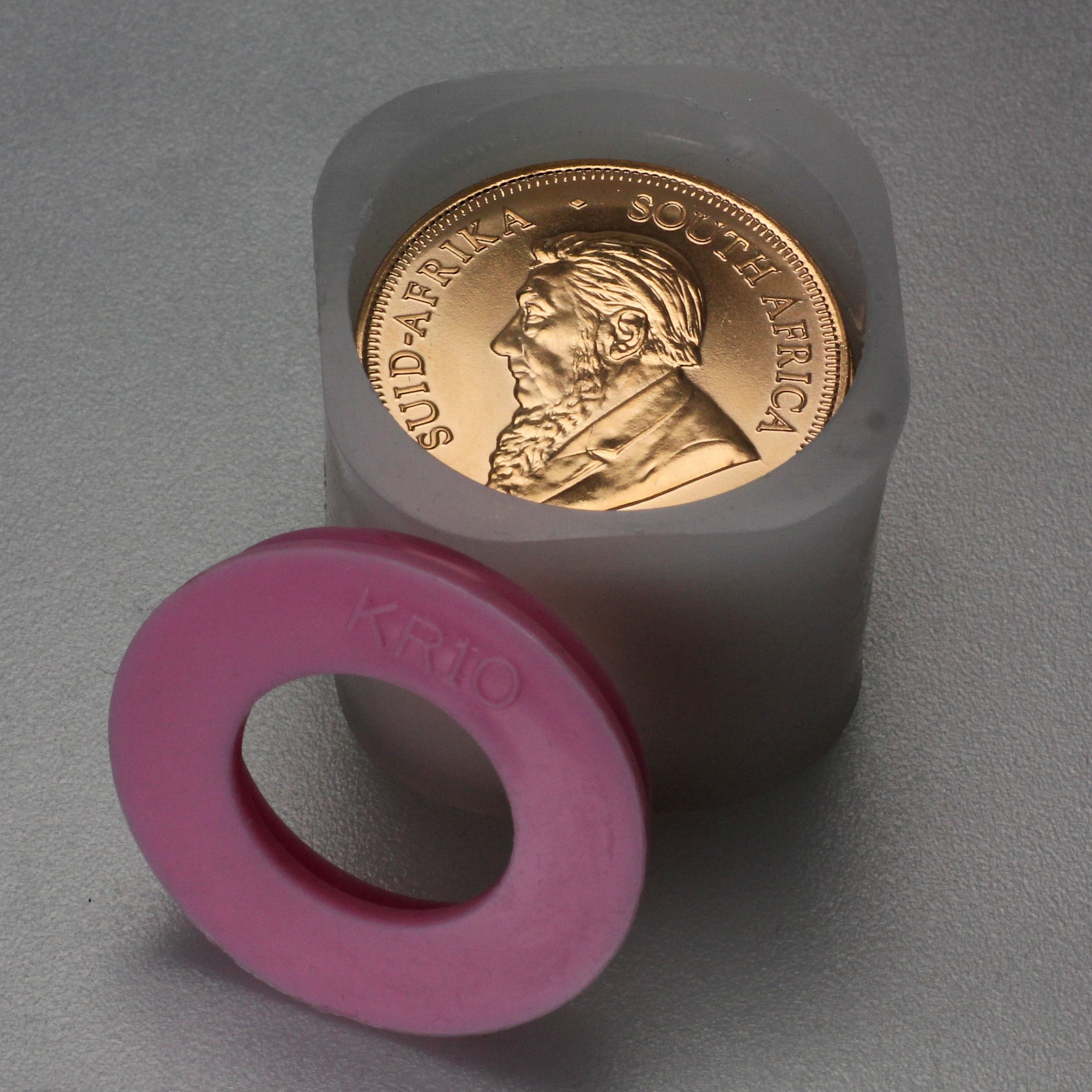 Goldmünze 10 x 1oz "Krügerrand" aktueller Jahrgang Tube (Südafrika) - Hauptansicht