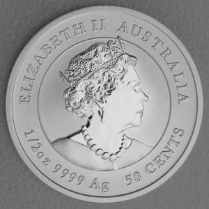 Silbermünze 1/2oz "Hase" 2023 Lunar III – Year of the Rabbit 19% (Australien) - Miniaturansicht 2