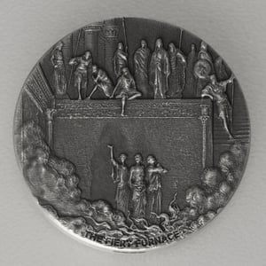 Silbermünze 2oz "The Fiery Furnace" 2020 (AF) Biblical (Niue) - Miniaturansicht 1