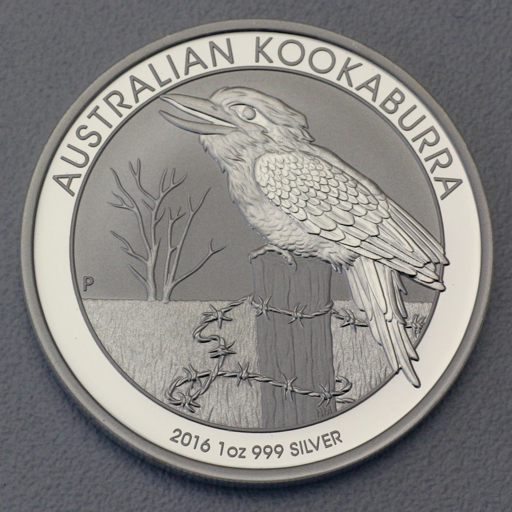 Silbermünze 1oz "Kookaburra" 2016 diff. (Australien) - Hauptansicht