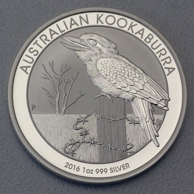 Silbermünze 1oz "Kookaburra" 2016 diff. (Australien) - Miniaturansicht 1
