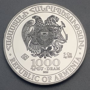 Silbermünze 5oz "Arche Noah" verschiedene Jahrgänge diff. (Armenien) - Miniaturansicht 2