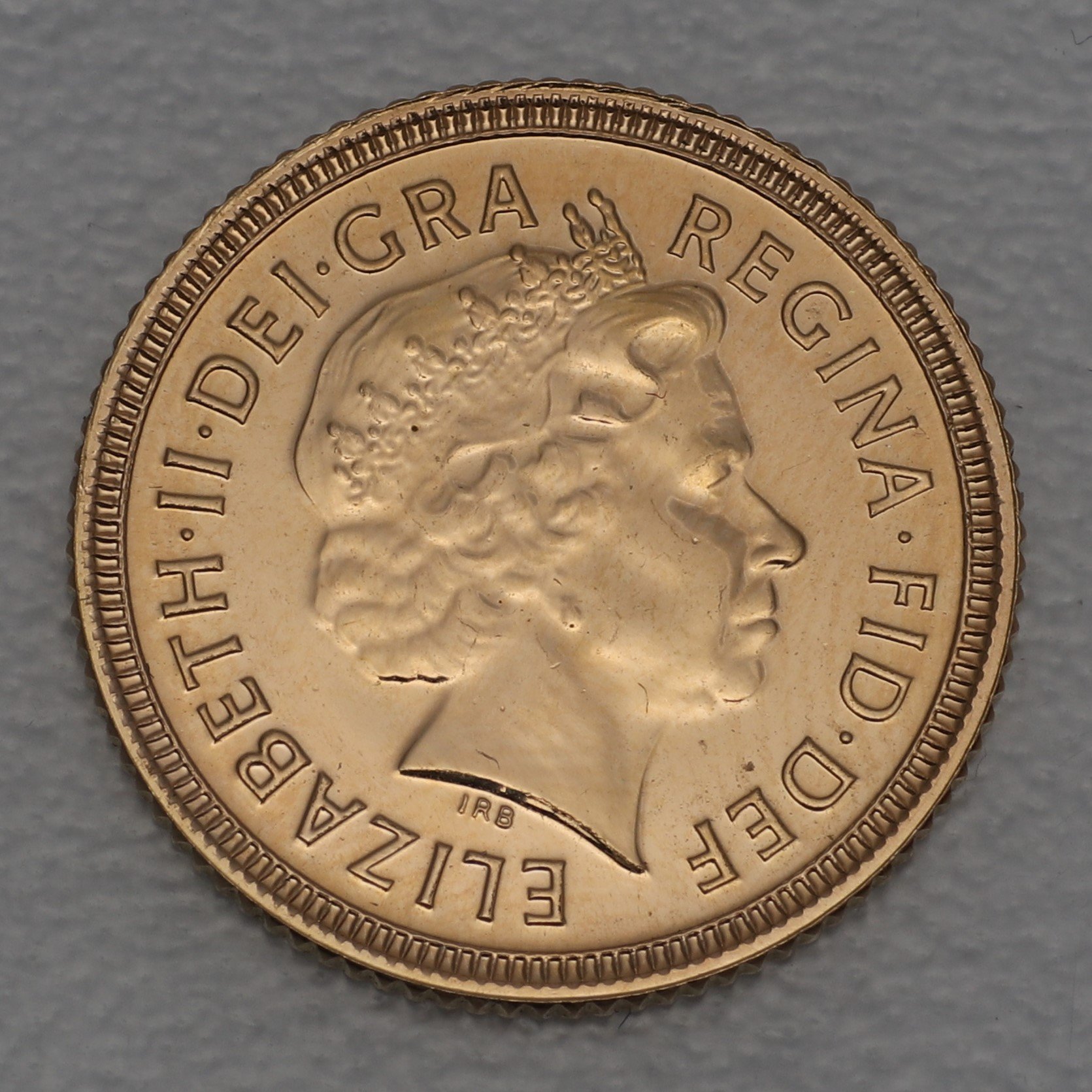 Goldmünze 1/2 Sovereign "Elizabeth II." 2002 Gold-Jubiläum (Großbritannien) - Detailansicht 1