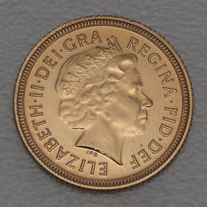 Goldmünze 1/2 Sovereign "Elizabeth II." 2002 Gold-Jubiläum (Großbritannien) - Miniaturansicht 2