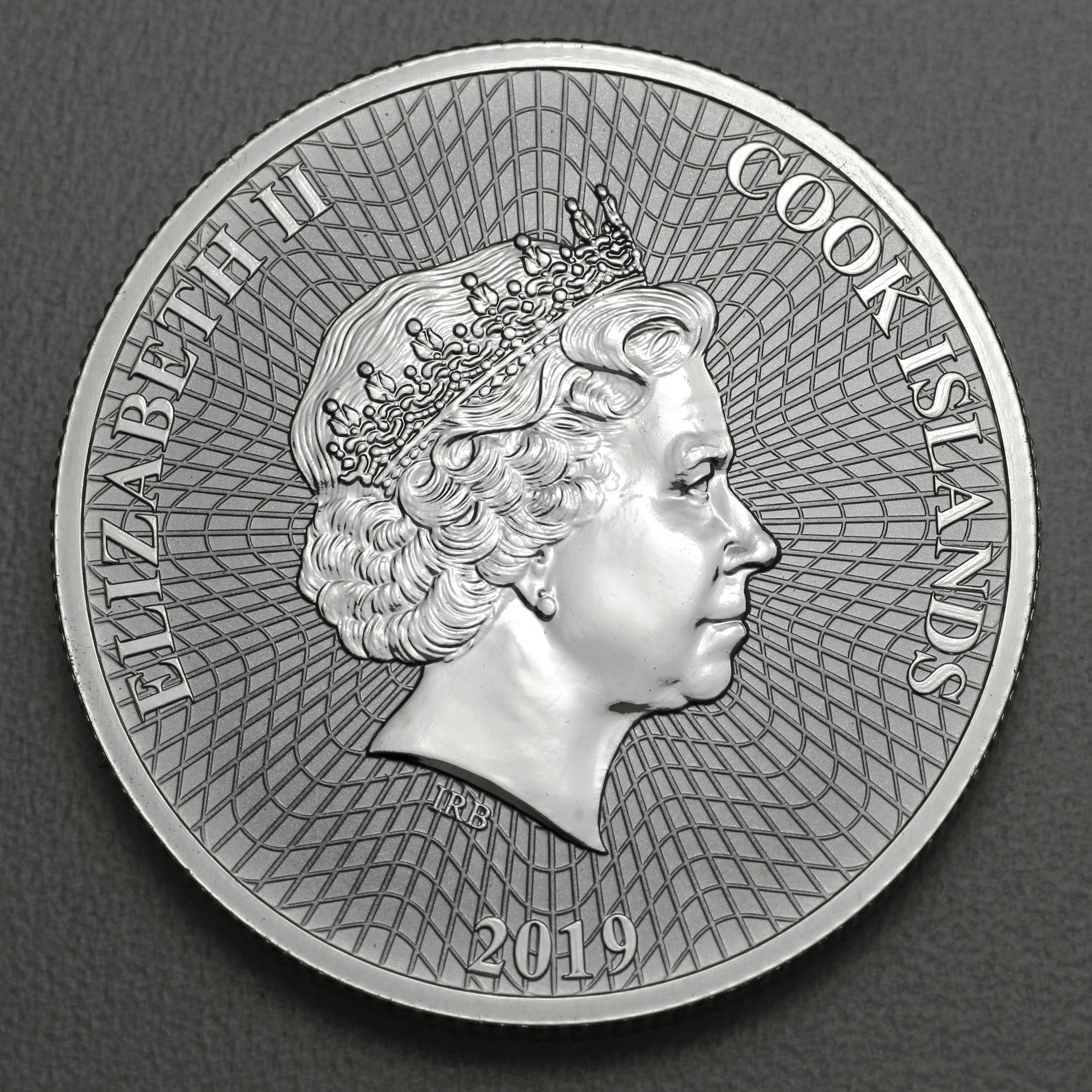 Silbermünze 1oz "Silver Star" 2019 Fehlprägung (Cook Islands) - Detailansicht 1