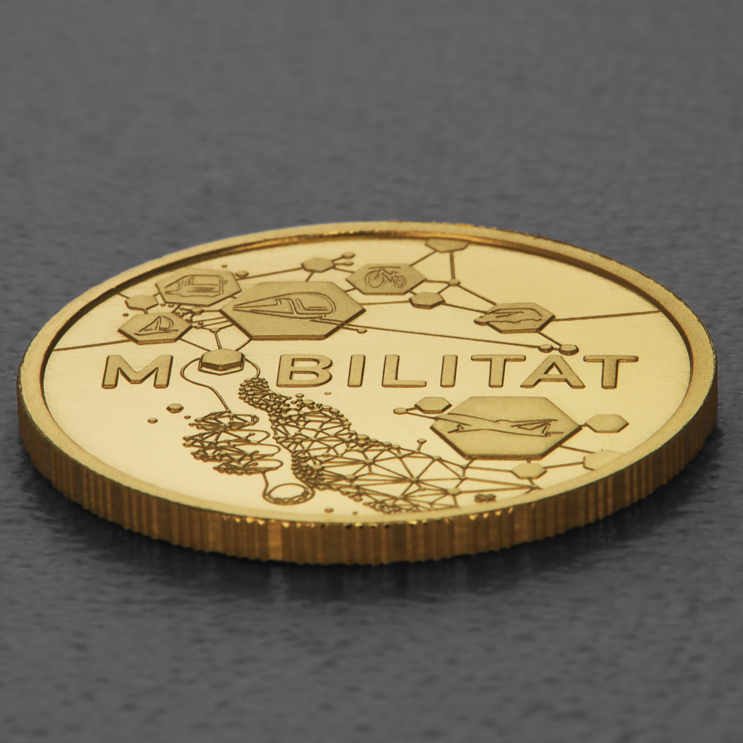 Goldmünze 50 Euro "Mobilität" 2024 Deutsches Handwerk (Deutschland) - Detailansicht 2