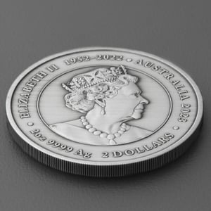 Silbermünze 2oz "Ningaloo Eclipse" 2023 (AF/koloriert) (Australien) - Miniaturansicht 4