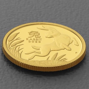 Goldmünze 1/10oz "Hase" 2023 (PP) Lunar III – Year of the Rabbit (Australien) - Miniaturansicht 3