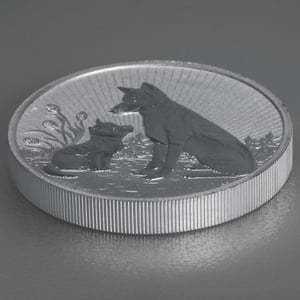 Silbermünze 2oz "Mother & Baby Dingo 2022" Next Generation diff. (Australien) - Miniaturansicht 3