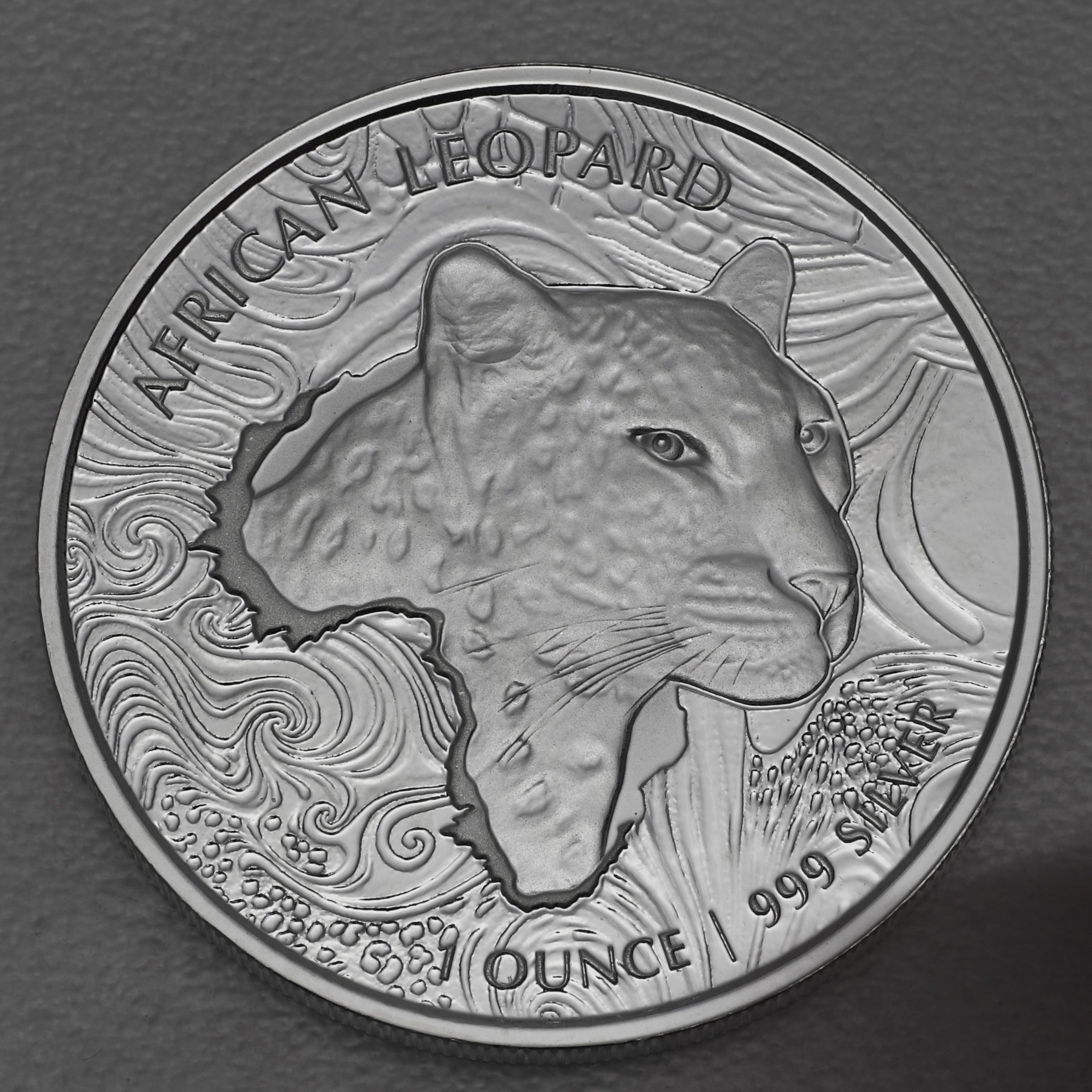 Silbermünze 1oz "African Leopard" 2019 (Ghana) - Hauptansicht