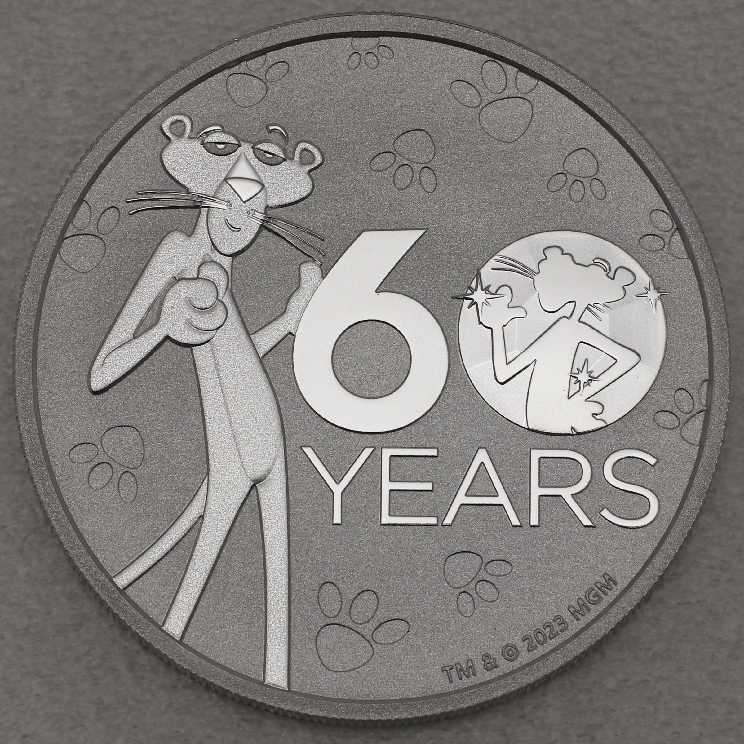 Silbermünze 1oz "Pink Panther" 2024 60th Anniversary (Tuvalu) - Hauptansicht