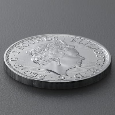 Silbermünze 1oz "Britannia" 2022 Elizabeth II. 19% (Großbritannien) - Miniaturansicht 4