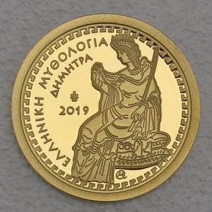Goldmünze 100 Euro "Demeter" 2019 Götter des Olymp (Griechenland) - Hauptansicht