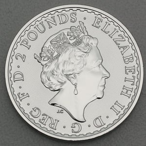 Silbermünze 1oz "Britannia" 2019 (Großbritannien) - Miniaturansicht 2