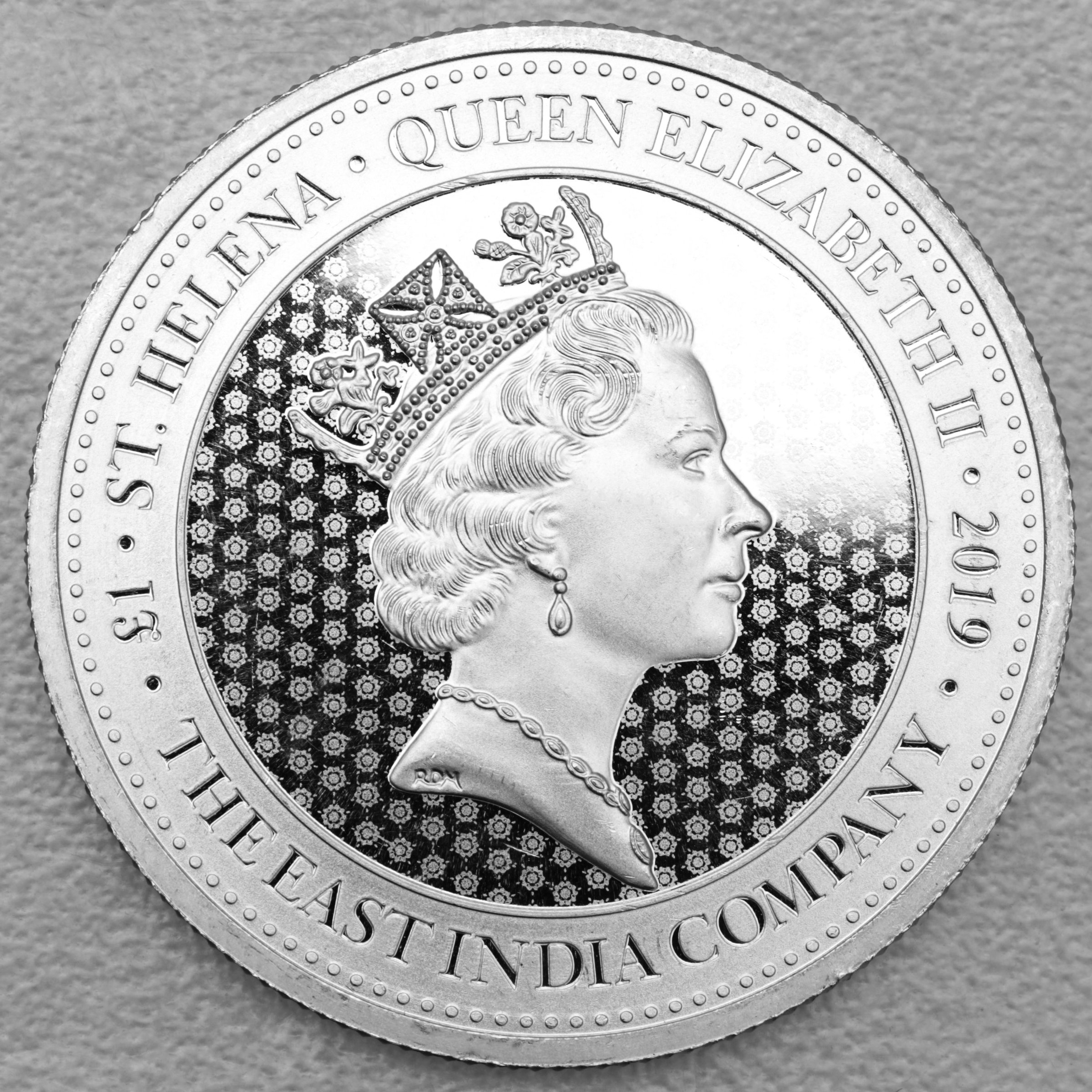 Silbermünze 1oz "Spade Guinea" 2019 (St. Helena) - Detailansicht 1