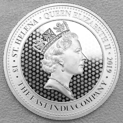 Silbermünze 1oz "Spade Guinea" 2019 (St. Helena) - Miniaturansicht 2