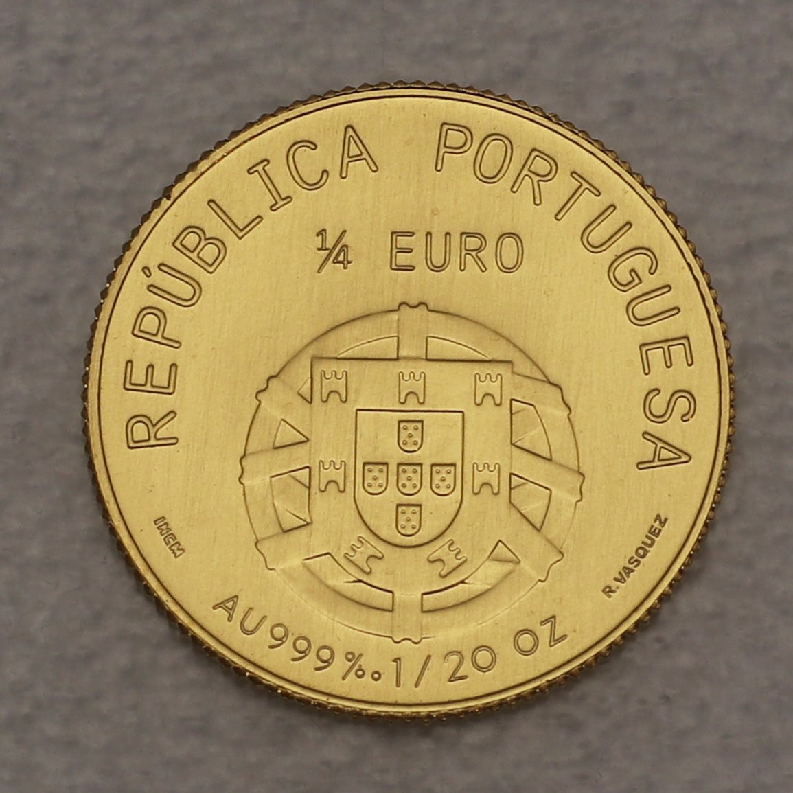 Goldmünze 0,25 Euro "Carlos Seixas" 2012 (Portugal) - Detailansicht 1