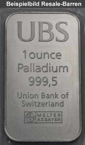 Palladiumbarren 1oz "Resale" - Miniaturansicht 5