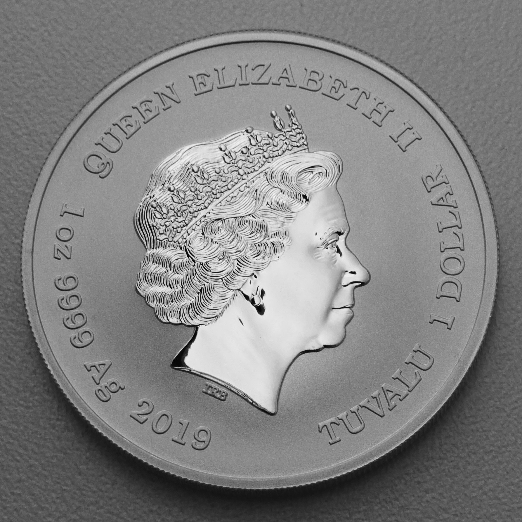 Silbermünze 1oz "Homer Simpson" 2019 The Simpsons (Tuvalu) - Detailansicht 1