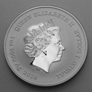 Silbermünze 1oz "Homer Simpson" 2019 The Simpsons (Tuvalu) - Miniaturansicht 2