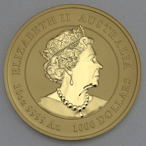 Goldmünze 10oz "Tiger" 2022 Lunar III – Year of the Tiger (Australien) - Miniaturansicht 2