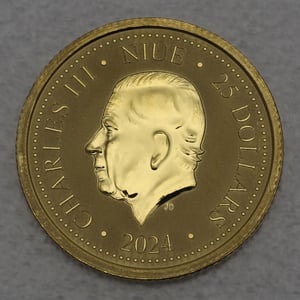 Goldmünze 1/10oz "Gold Phönix" 2024 (Niue) - Miniaturansicht 2