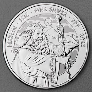 Silbermünze 1oz "Merlin" 2023 Myths and Legends 19% (Großbritannien) - Hauptansicht