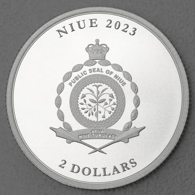 Silbermünze 1oz "Vivat Humanitas" 2023 (Niue) - Miniaturansicht 2