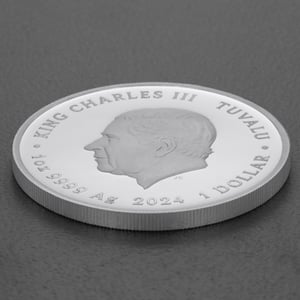 Silbermünze 1oz "Sean Connery" 2024 (PP/koloriert) James Bond (Tuvalu) - Miniaturansicht 4