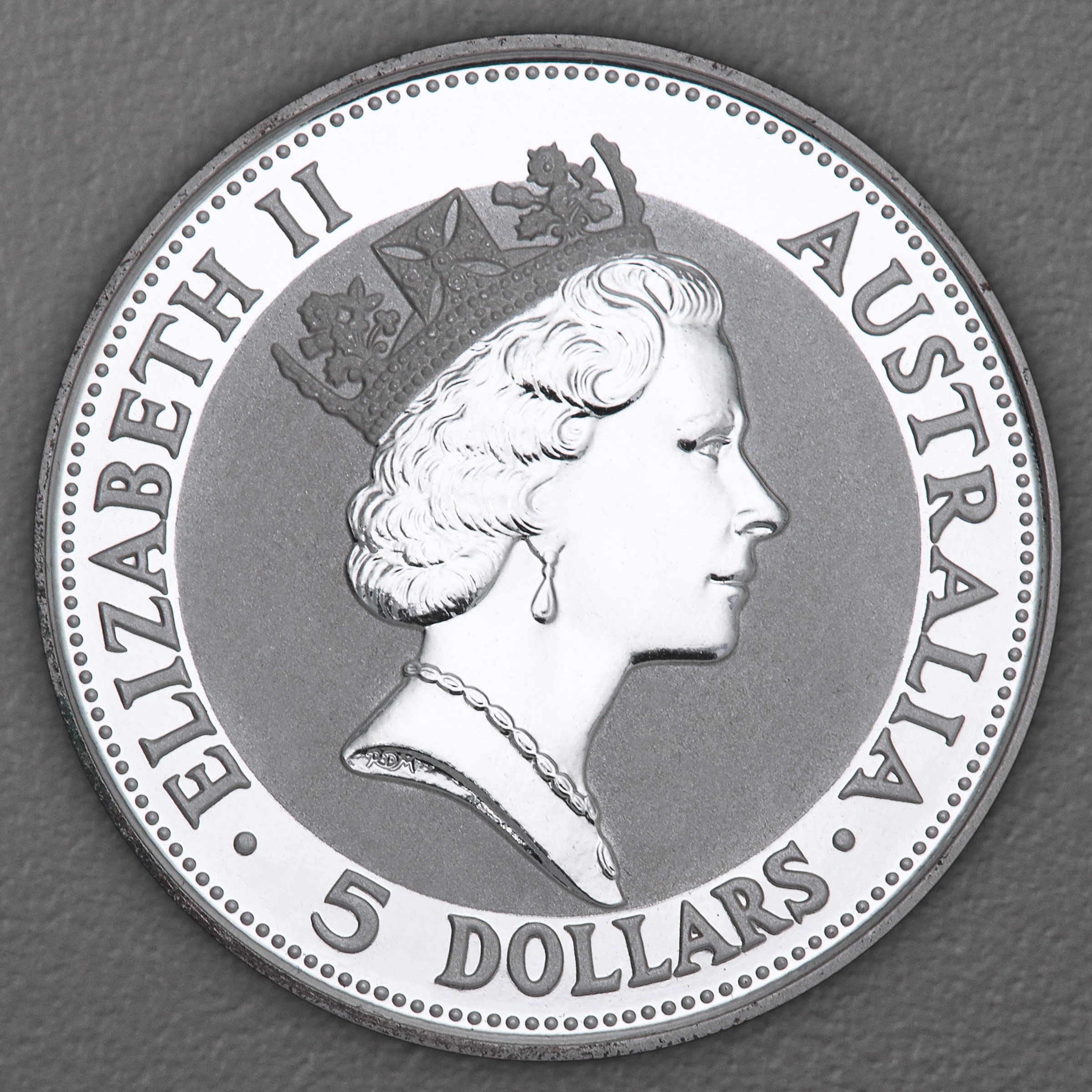 Silbermünze 1oz "Kookaburra" 1991 (Australien) - Detailansicht 1