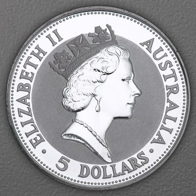 Silbermünze 1oz "Kookaburra" 1991 (Australien) - Miniaturansicht 2
