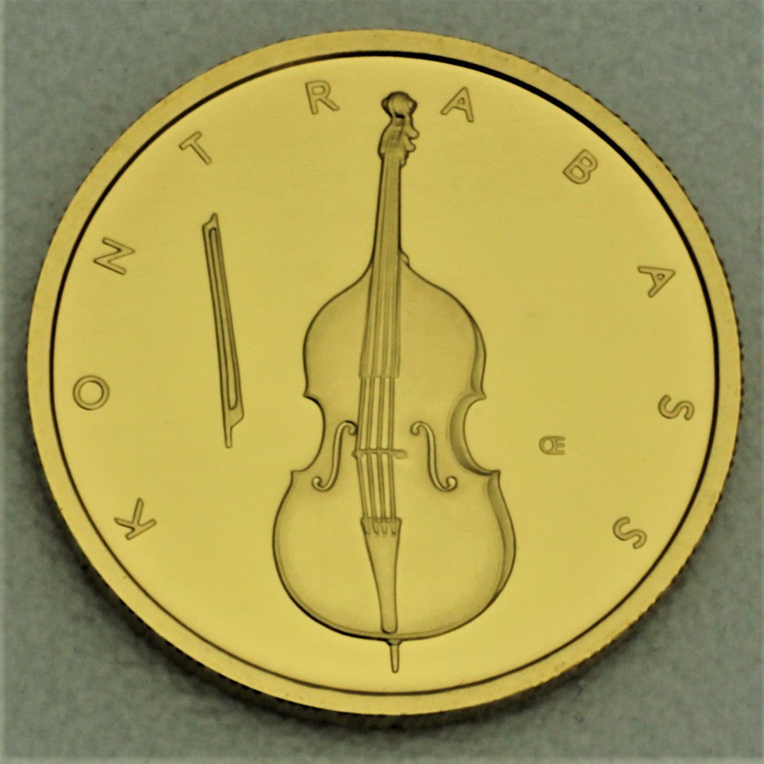Goldmünze 50 Euro "Kontrabass" 2018 Musikinstrumente (Deutschland) - Hauptansicht