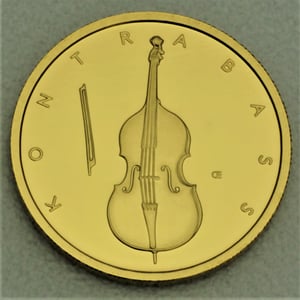Goldmünze 50 Euro "Kontrabass" 2018 Musikinstrumente (Deutschland) - Hauptansicht