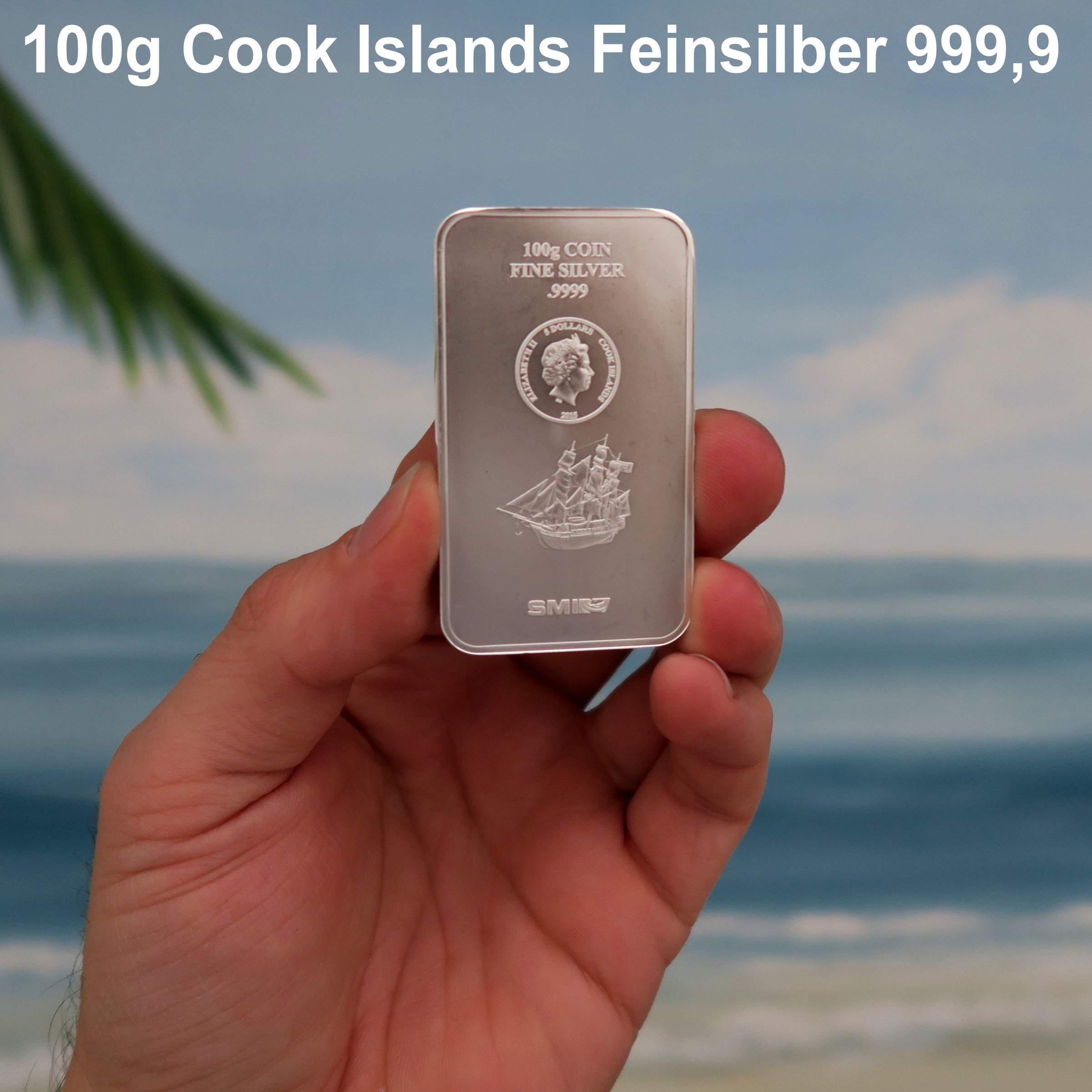 Münzbarren 100g "SMI / Cook Islands" - Detailansicht 3