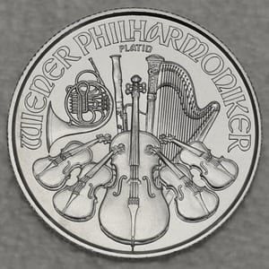 Platinmünze 1/25oz "Wiener Philharmoniker" verschiedene Jahrgänge 19% (Österreich) - Miniaturansicht 2