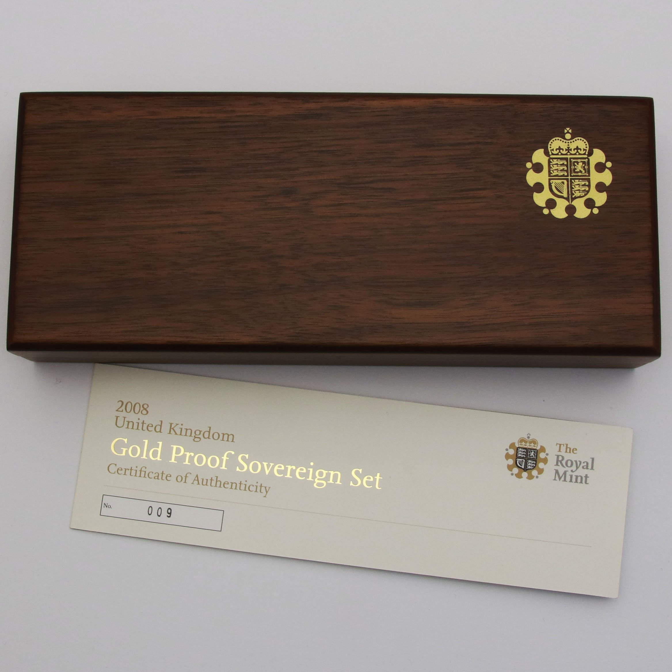 Goldmünzen "Gold Proof Sovereign" 2008 Set – 3-tlg. (Großbritannien) - Detailansicht 4