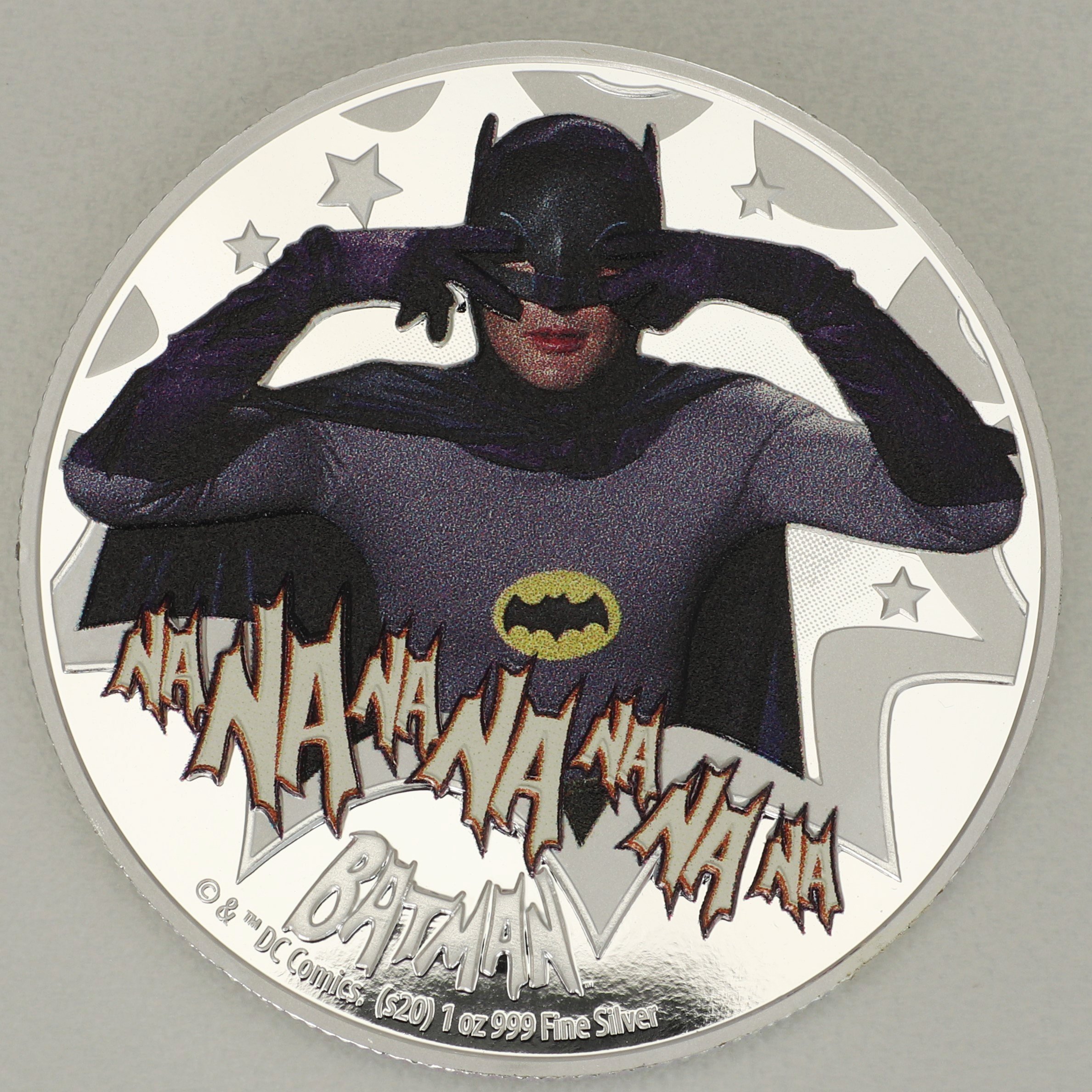 Silbermünze 1oz "Batman" 2020 (PP/koloriert) Batman  66 (Niue) - Hauptansicht