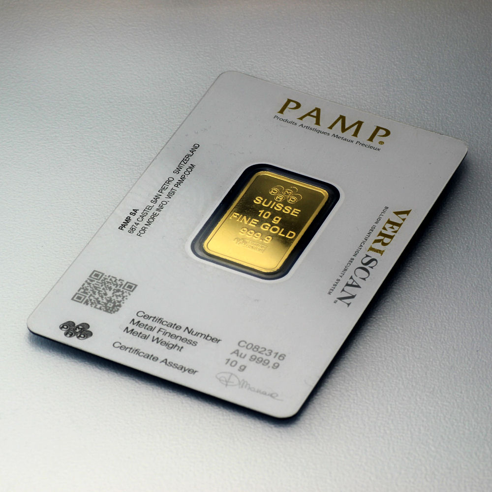 Goldbarren 10g PAMP "Fortuna" - Detailansicht 3