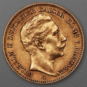 Goldmünze 20 Mark "Wilhelm II." 1896-A J.252 (Preußen) - Hauptansicht