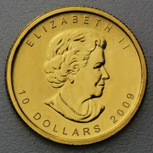 Goldmünze 1/4oz "Maple Leaf" verschiedene Jahrgänge (Kanada) - Miniaturansicht 2