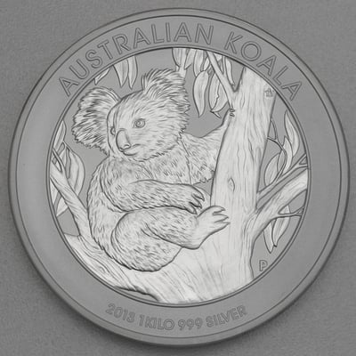 Silbermünze 1kg "Koala" 2013 (Australien) - Miniaturansicht 1