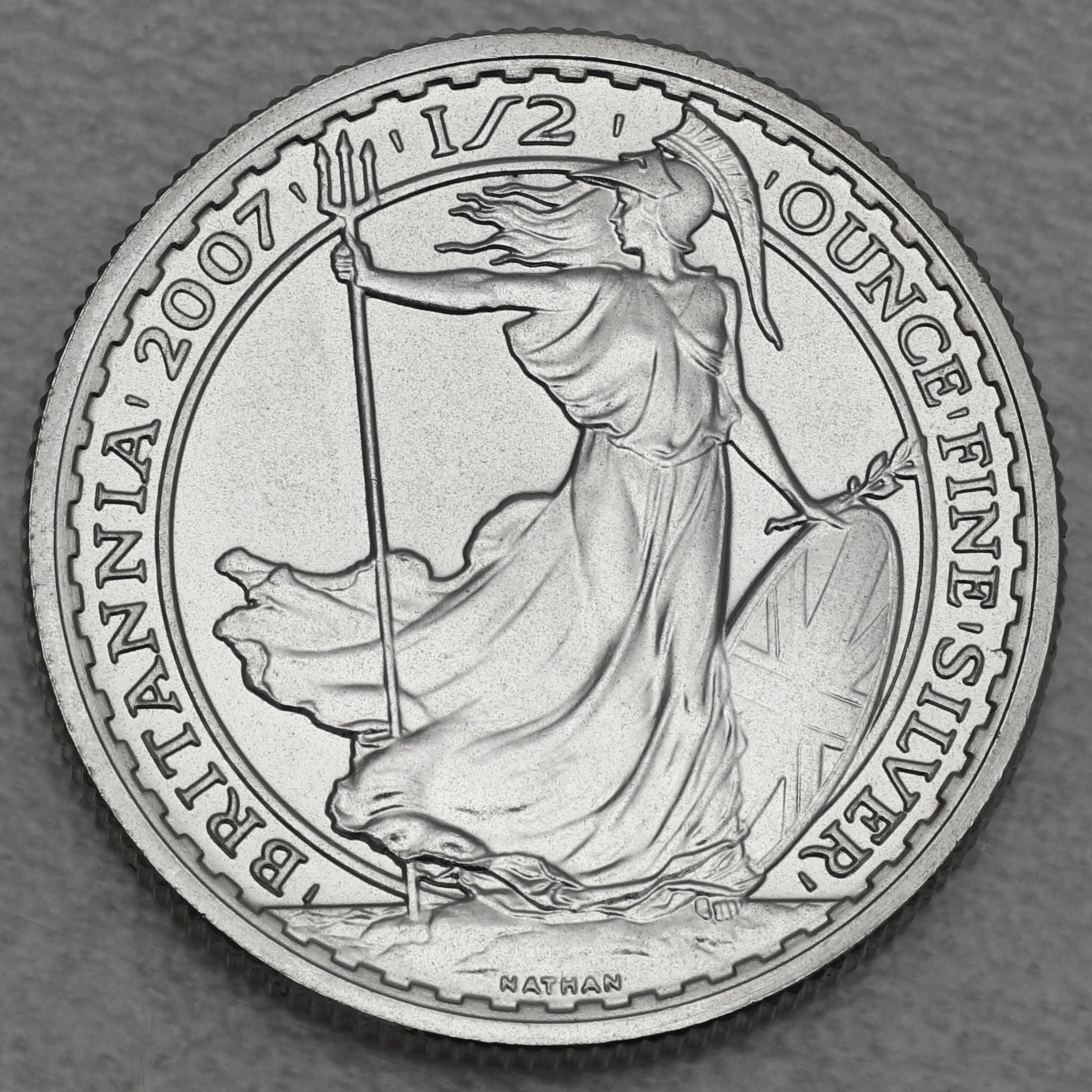 Silbermünzen 6 x 1/2oz "Britannia" 2007 (Satin PP) 20th Anniversary Set – 6-teilig (Großbritannien) - Detailansicht 1