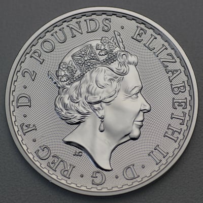Silbermünze 1oz "Britannia" 2017 20 Jahre Dreizack (Großbritannien) - Miniaturansicht 2
