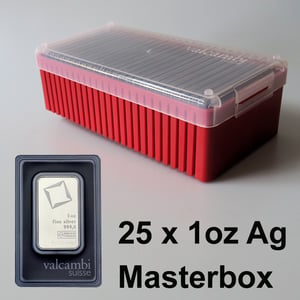 Silberbarren (25x 1oz) VALCAMBI/Masterbox - Hauptansicht