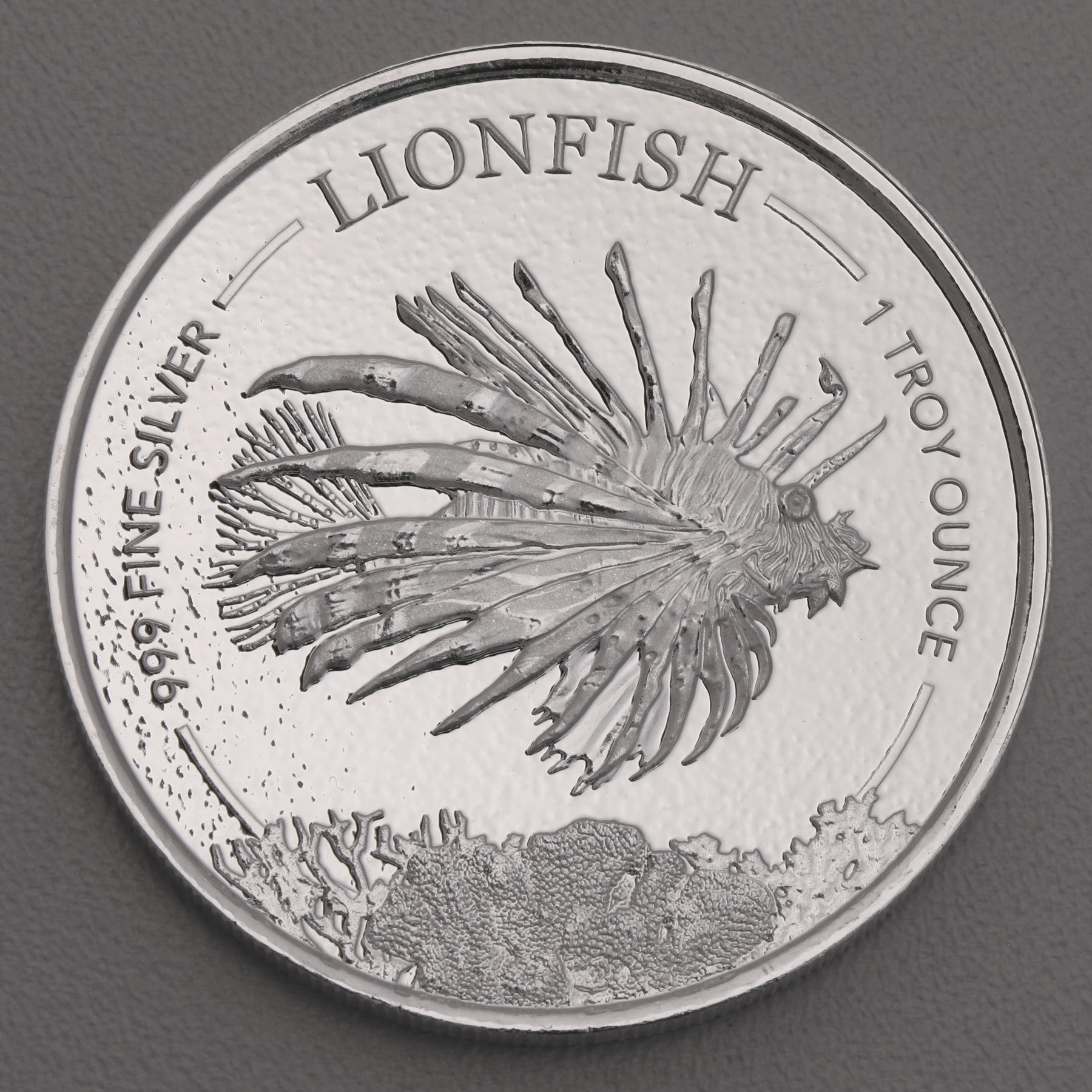Silbermünze 1oz "Lionfish" 2019 Barbados Fish (Barbados) - Hauptansicht