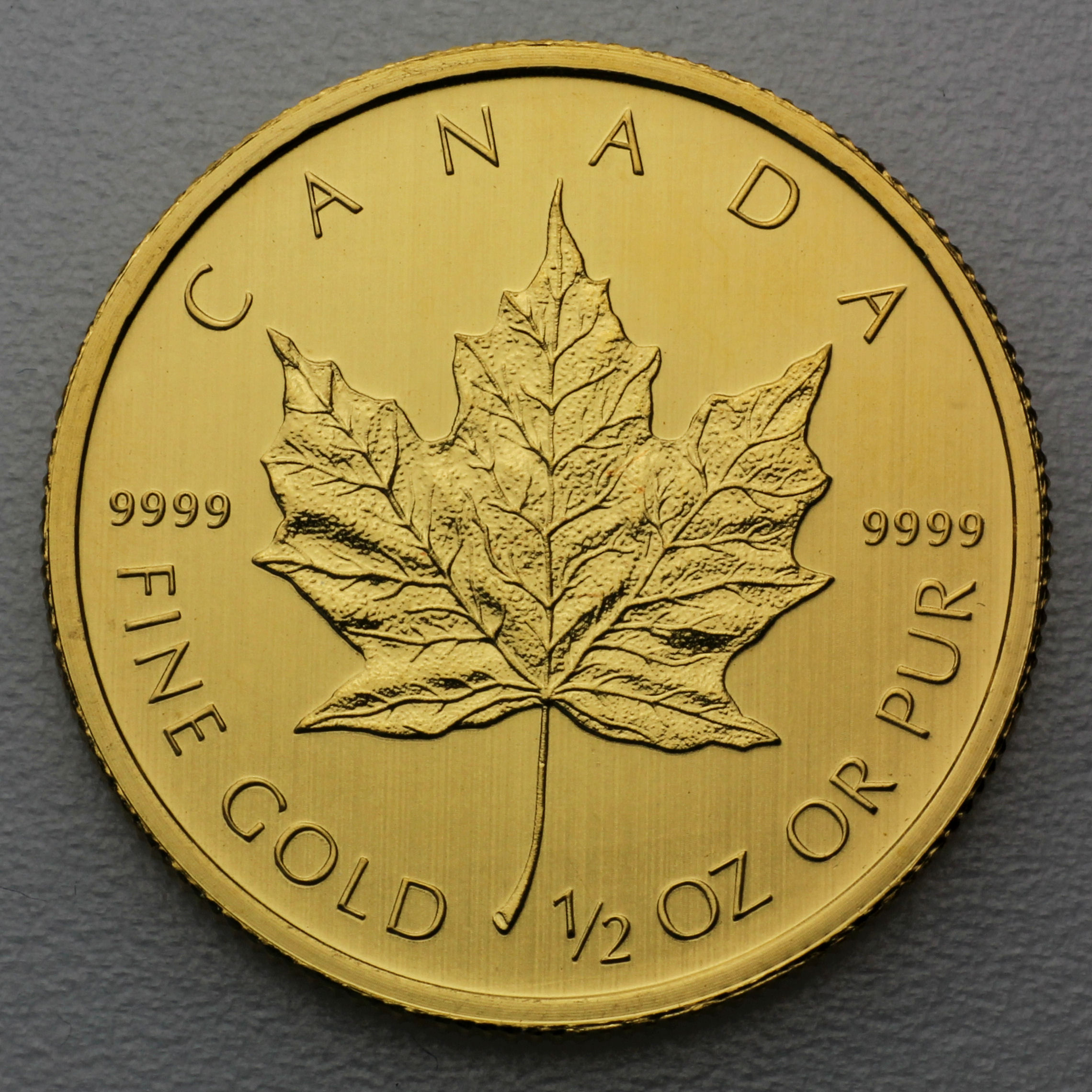 Goldmünze 1/2oz "Maple Leaf" verschiedene Jahrgänge (Kanada) - Hauptansicht