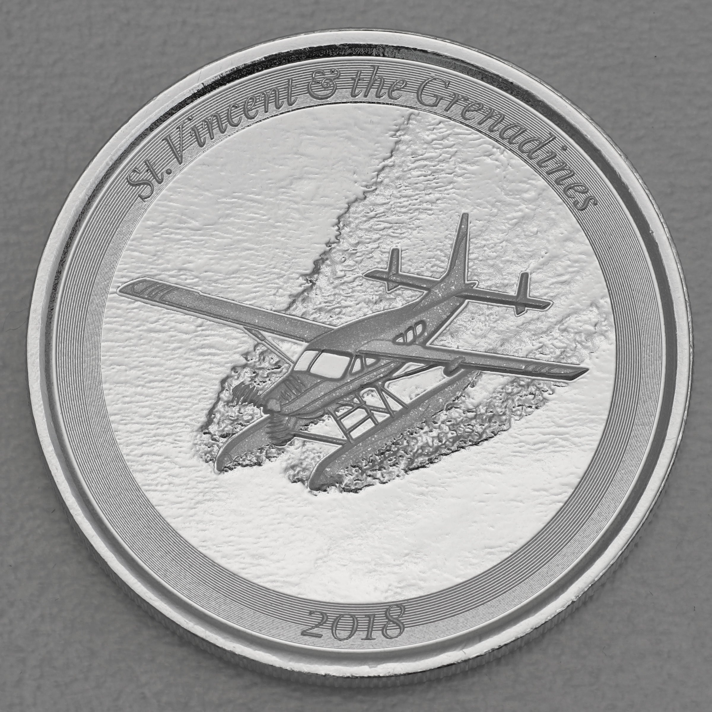 Silbermünze 1oz "Seaplane" 2018 Eastern Caribbean 8 (St. Vincent & die Grenadinen) - Hauptansicht