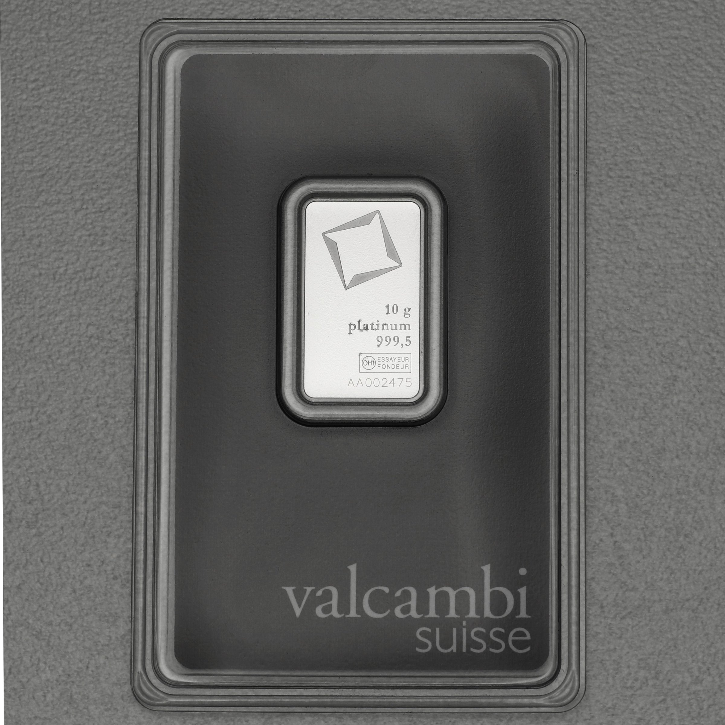 Platinbarren 10g VALCAMBI (Pt) - Hauptansicht
