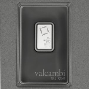 Platinbarren 10g VALCAMBI (Pt) - Hauptansicht
